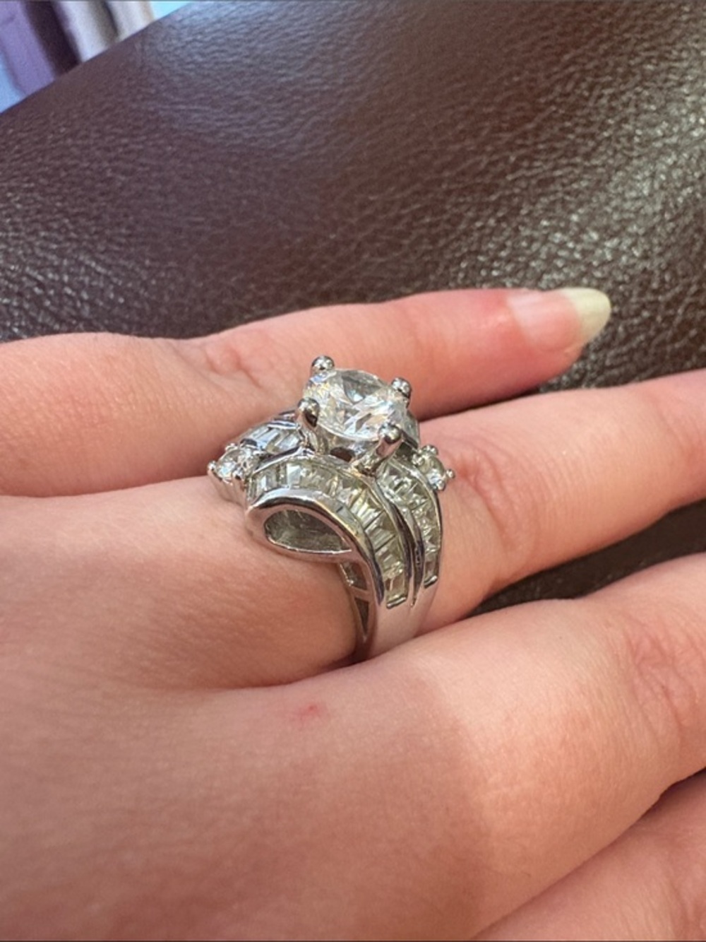 Sterling Silver & Cubic Zirconia Ring